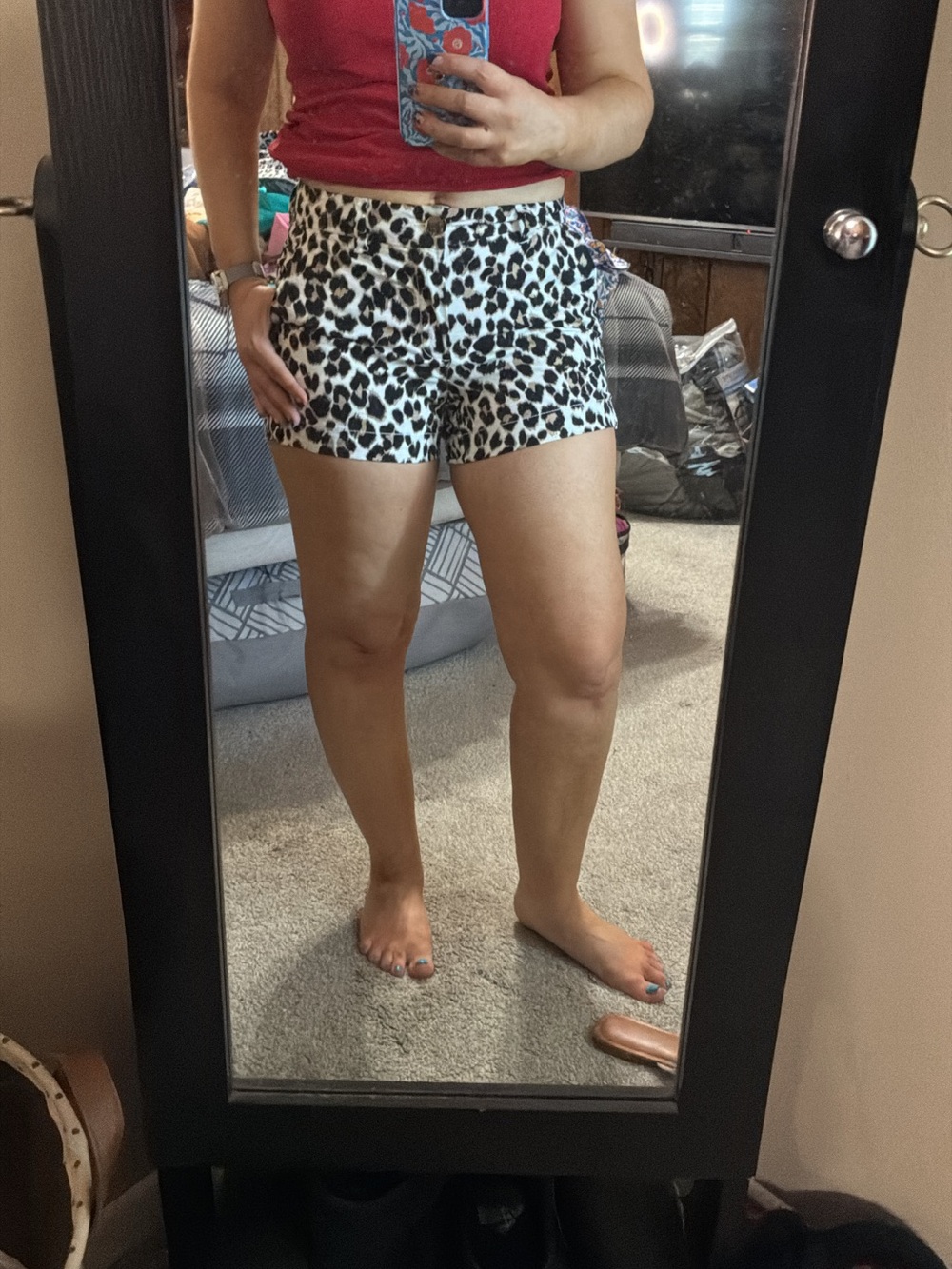 Old Navy animal print shorts